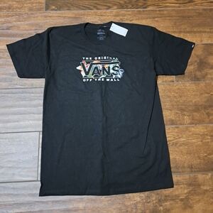 Vans Men's Black Graphic Tee
